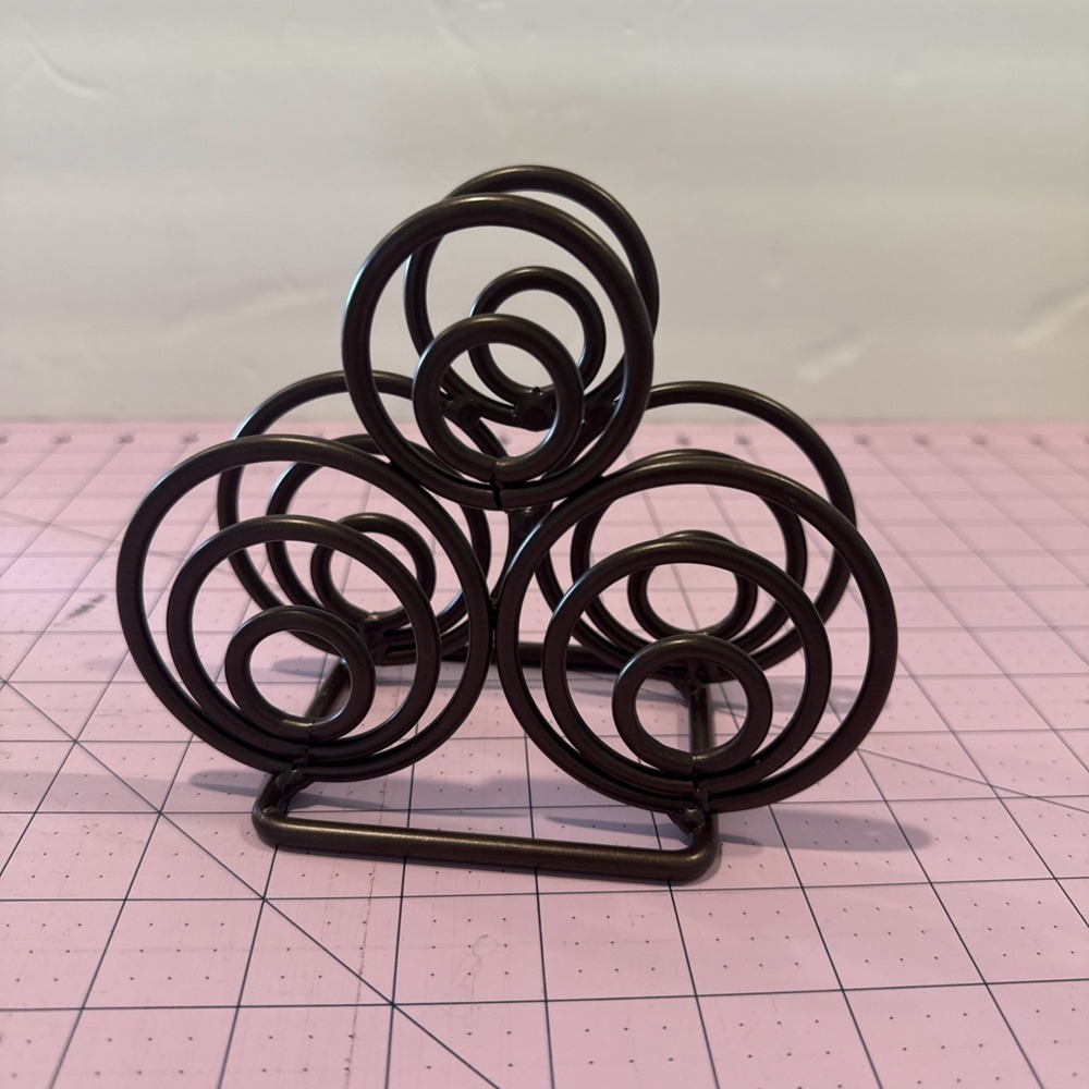 Metal Brown Ornate Napkin‎ Holder